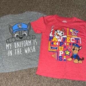 2pc Paw Patrol T-Shirt Bundle 4T